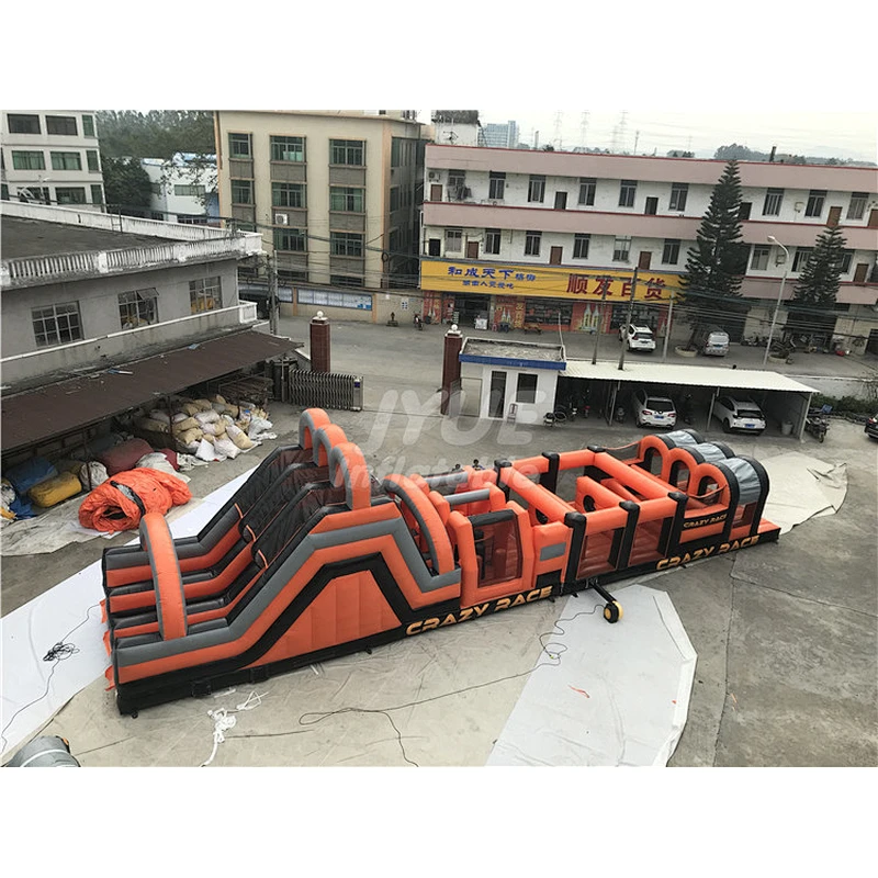 Team Building Games Inflatable Obstacle Course Challenge Inflatable Party Games For Adults