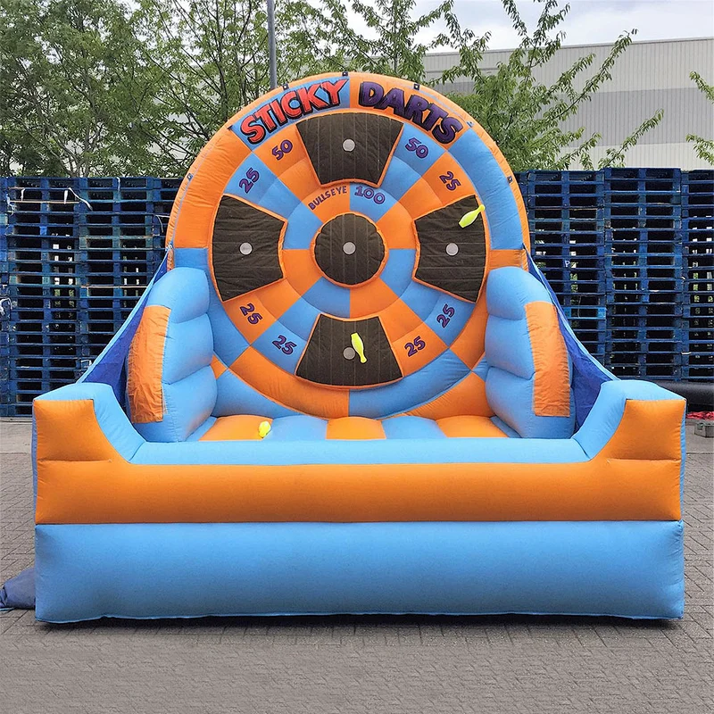 Outdoor Game Inflatable Football Dart With Football , Foot Dart Inflatable Cost