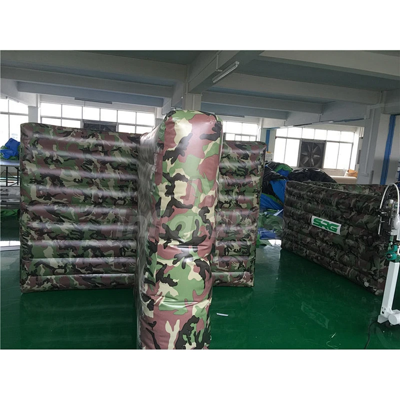 Cheap Archery Target Game Camouflage Wall Inflatable Bunkers Paintball For Team Game