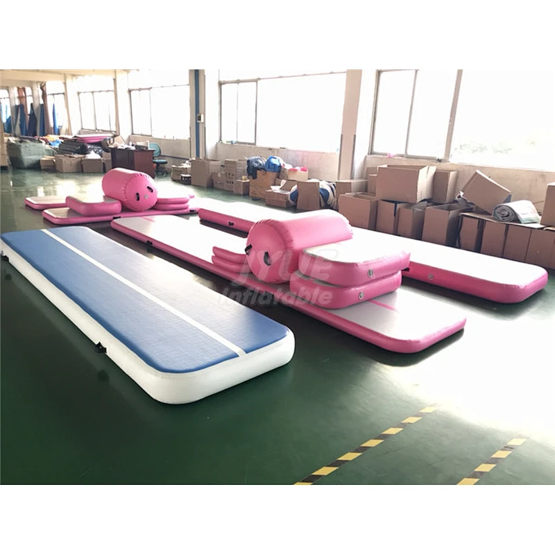 Durable DWF Drop Stitch Fabric Inflatable Air Tarck Gymnastics For Gymnastic Sports Use