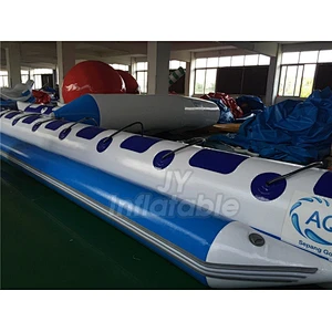 12 Persons(Riders) Seat Durable Cheap Flying Fish Inflatable Boat Banana Float For Play