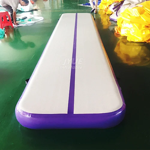 Jiangyue Factory Supplies Wholesale Outdoor Used Cheap Air Tumble Mats Trampoline Inflatable Air Track Gymnastics For Gym