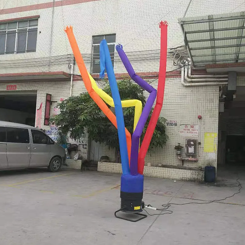 6m Air Sky Dancer Inflatable Tube Man With Blower For Outdoor Promotion