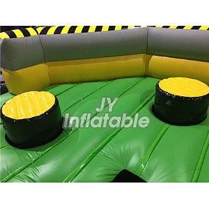 Inflatable Wipe Out Course For Adult,Funny Meltdown Sports Game For Event