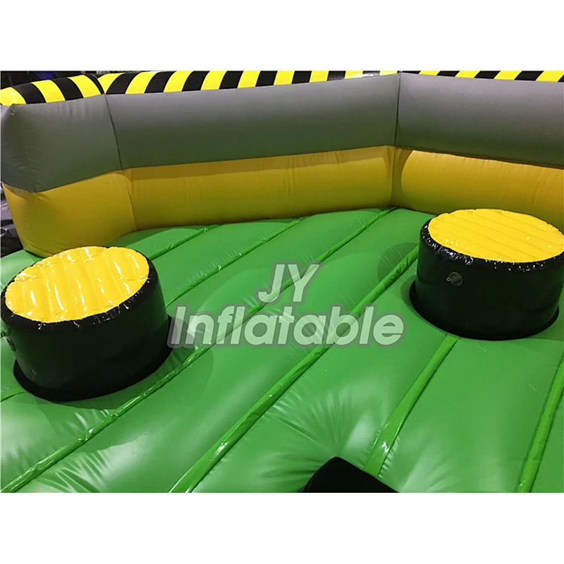 Inflatable Wipe Out Course For Adult,Funny Meltdown Sports Game For Event