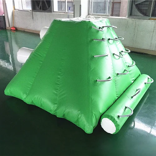 Custom Climbing Wall Inflatable Pool Iceberg Float Water Toys For Sale