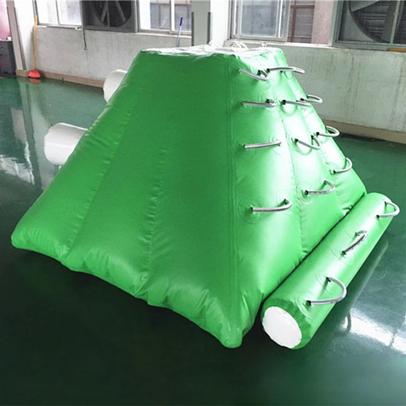 Custom Climbing Wall Inflatable Pool Iceberg Float Water Toys For Sale