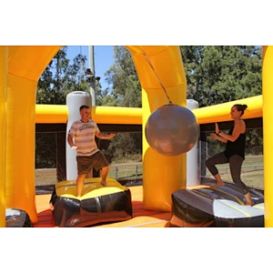 Outdoor Party Sport Inflatable Wrecking Ball Bounce House / Wrecking Ball Inflatable Rental For Party