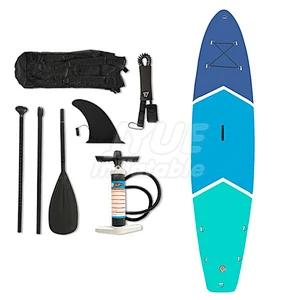 Kids Wood Grain Soft Surf Air PVC Inflatable SUP Wave Long Surfboard Stand Up Sports Paddle Board Inflatable With Repair Kits