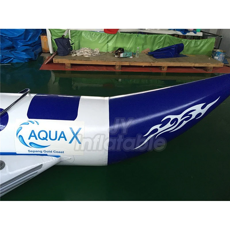 12 Persons(Riders) Seat Durable Cheap Flying Fish Inflatable Boat Banana Float For Play