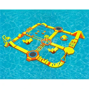 Water Games Equipment Aqua Park Adult Island Float Inflatable Water Park