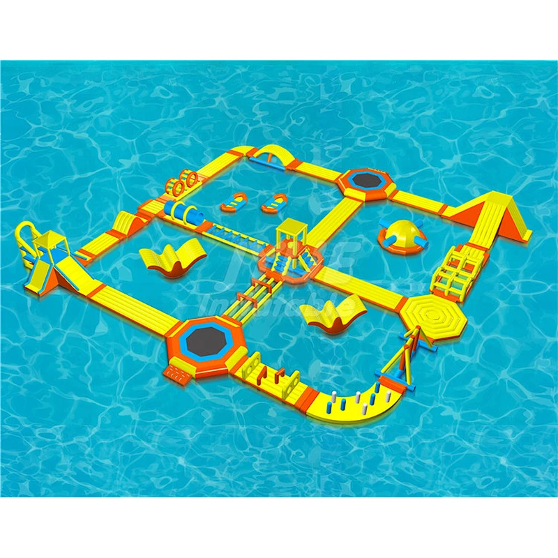Water Games Equipment Aqua Park Adult Island Float Inflatable Water Park