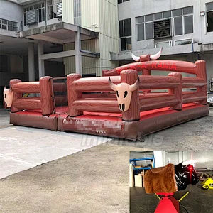 Outdoor Interactive Simulator Carnival Amusement Rides Mechanical Bull Rodeo Inflatable