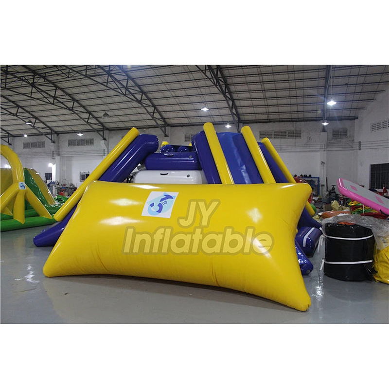 Aqua Toy Lake Floating Inflatable Water Catapult Blob Jump Rental Inflatable Water Jumping Pillow For Sale