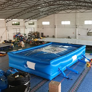 Inflatable Safety Air Cushion For Stunt Sports Training , Inflatable Rescue Cushion Jump Bag