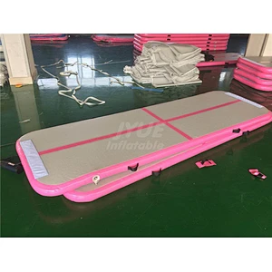 Certificated  Airtrack Factory Customized 3m(10ft) Air Track Inflatable Gymnastic Mat With Free Electrical Bravo Pump