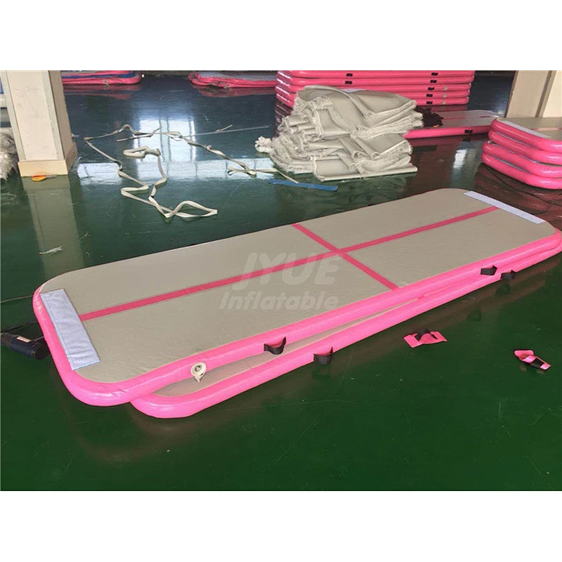 Certificated  Airtrack Factory Customized 3m(10ft) Air Track Inflatable Gymnastic Mat With Free Electrical Bravo Pump
