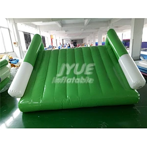 0.9mm PVC Tarpaulin Heat Sealed Inflatable Water Park Floating Aqua Island Climbing Tower Slide