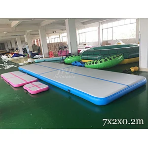 3m 4m 5m 6m 8m 9m 10m 12m Hot Rainbow AirTrack P1 P2 Gymnastics Tumbling Mat Air Floor Factory Custom Logo Inflatable Air Track