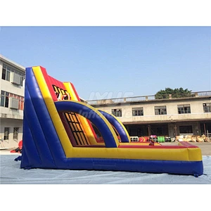 PVC Material Inflatable Sticky Wall Inflatable Sticky Climbing Wall With Suits For Kids