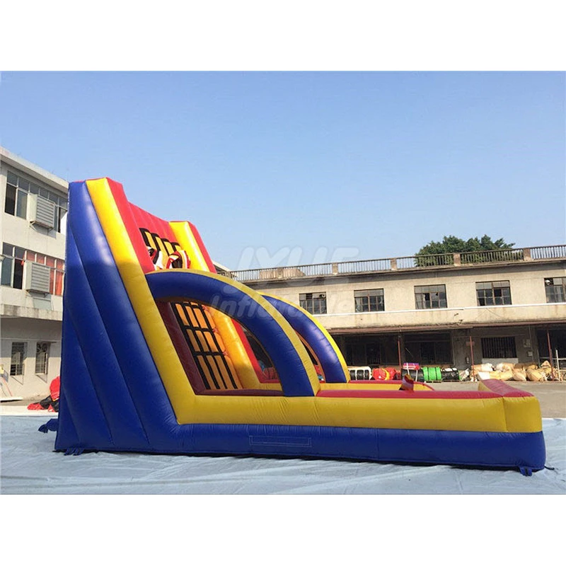 PVC Material Inflatable Sticky Wall Inflatable Sticky Climbing Wall With Suits For Kids