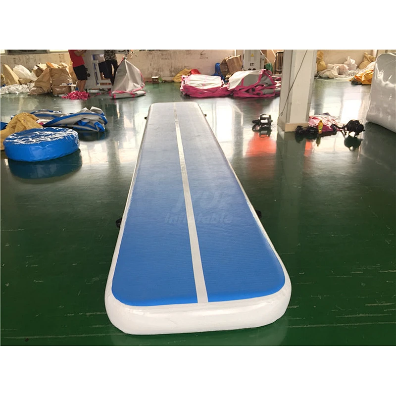 6M Al aire libre de alta calidad pista colchoneta de aire inflable para gimnasia