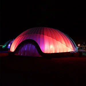 Exhibition Promotion Wedding Marquee Lighting LED Inflatable Tent For Party