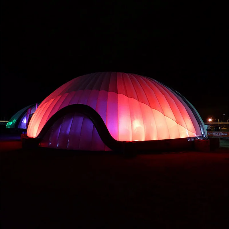 Exhibition Promotion Wedding Marquee Lighting LED Inflatable Tent For Party