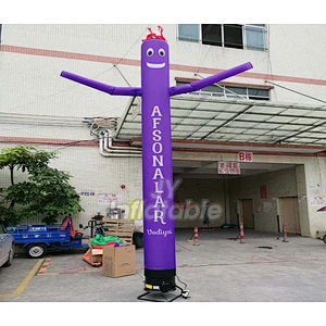 6m One Legged Arrow Air Dancer Balloon Sky Dancer Blower For Event