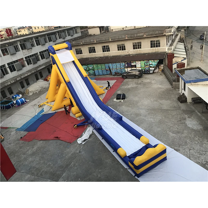 Adult Size Inflatable Water Park Equipment ,  Big Blow Up Water Slides For Sale