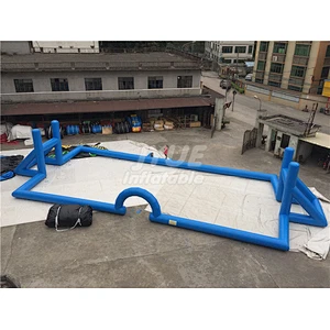 Crazy Portable Inflatable Rugby Field Rugby Pitch Football Pitch For Rugby Goal Post