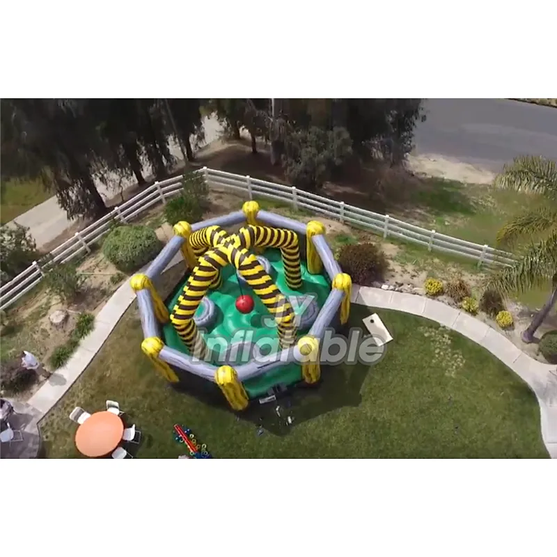 Alibaba China Supplier Inflatable Interactive Wrecking Ball Jumping Games For Party
