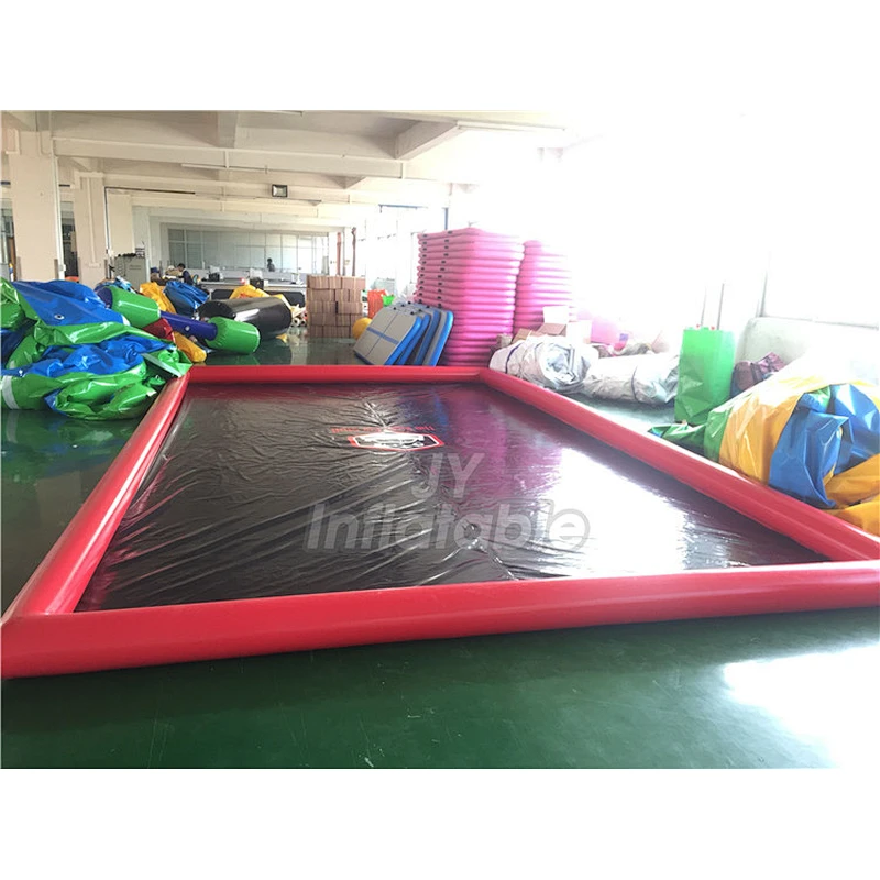 Commercial Easy Set Up Air Seal Type Mobile Wash Mat Inflatable Car Wash Mat