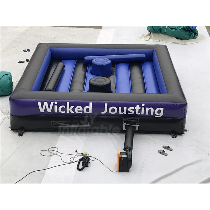Factory Customize Kids Jousting Stick Battles Inflatable Boxing Ring Gladiator Game For Sale