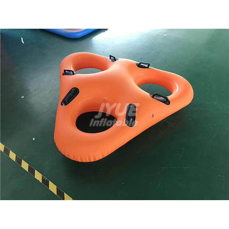 Cheap Fiberglass Water Park Triplet Tube Three Person Water Park Tube For Sale
