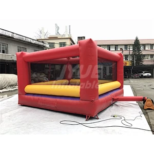 Interactive Sport Game Kids Inflatable Boxing Ring With Wrestling Mat