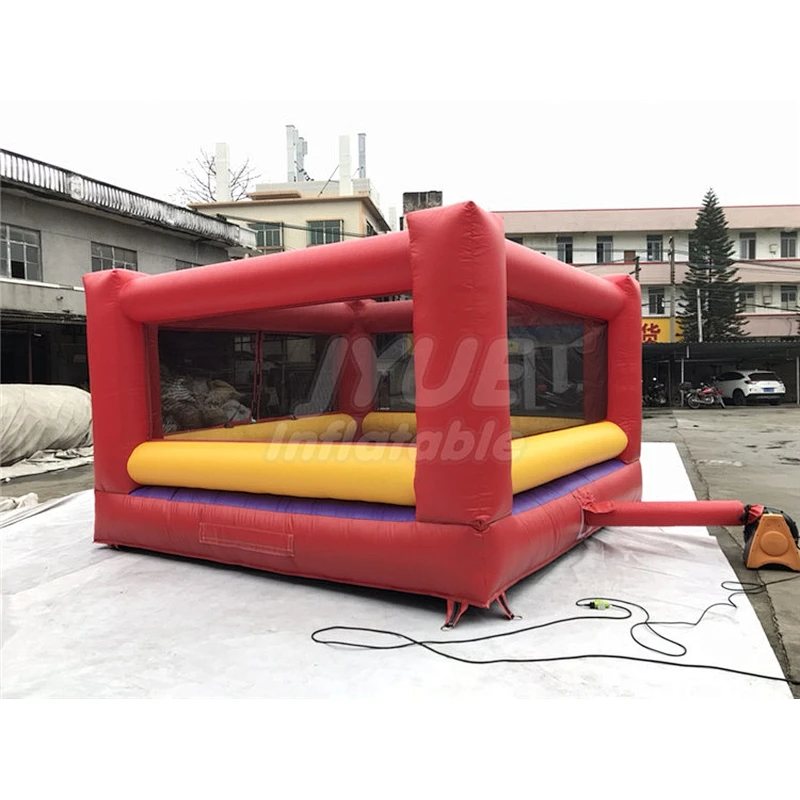 Interactive Sport Game Kids Inflatable Boxing Ring With Wrestling Mat