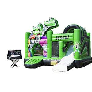 Inflatable Interactive Combo Jumper/ Race Game Fighting Game Challenge Toys Interactive Game For Play