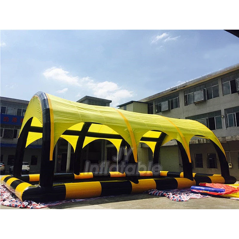 Water Toys Game Swimming Pool Square Inflatable Pool With Tent Cover For Sale