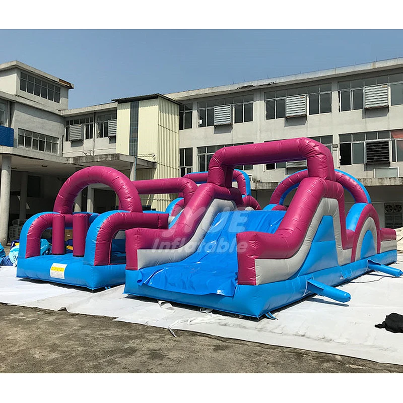 Kids And Adults Bouncy Castle House Challenge Inflatable Toddler Obstacle Course