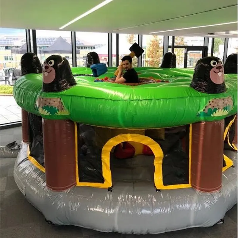 Inflable Juegos 0.55mm PVC al aire libre Adult inflable golpear un juego de mole