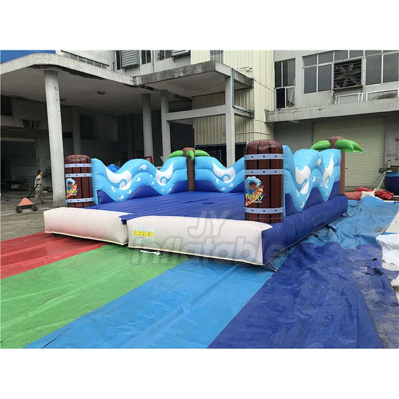 Cheap Outdoor Sport Game Inflatable Machine Surf Simulator With Mattress Rodeo Surf