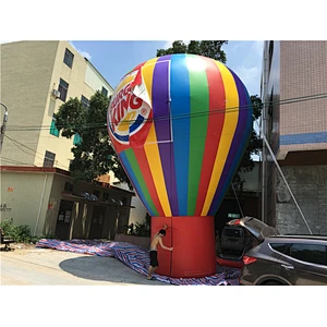 Outdoor Custom Printed Colorful Inflatable Advertising Ground Balloon For Events