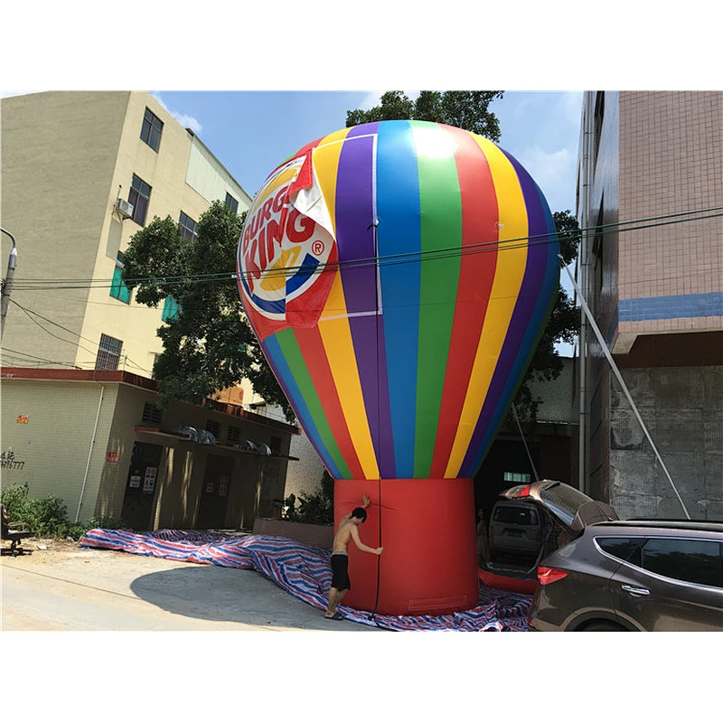 Outdoor Custom Printed Colorful Inflatable Advertising Ground Balloon For Events
