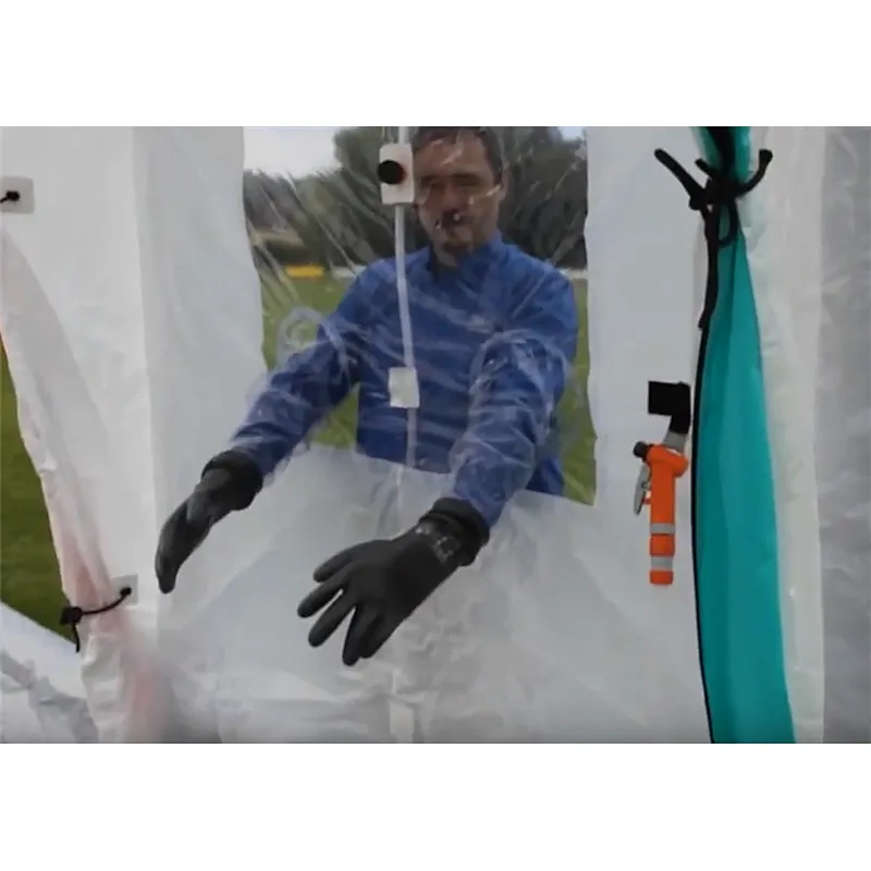Portable Outdoor Channel Mist Disinfection Spray Tent Medical Disinfecting Tents