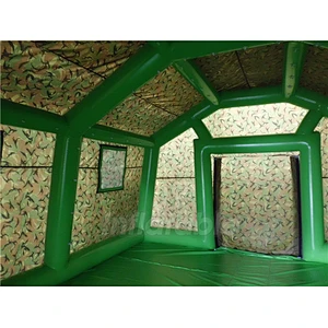 PVC Air Sealed Army Military Inflatable Tent For Emergency Shelter