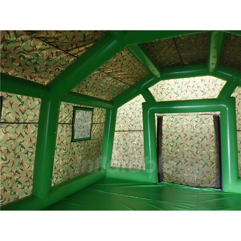 PVC Air Sealed Army Military Inflatable Tent For Emergency Shelter