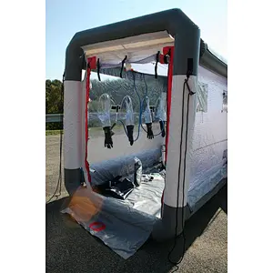 Quick Assembly Epidemic Disinfection Tunnel Isolate Tent Inflatable Medical Tent With Disinfection