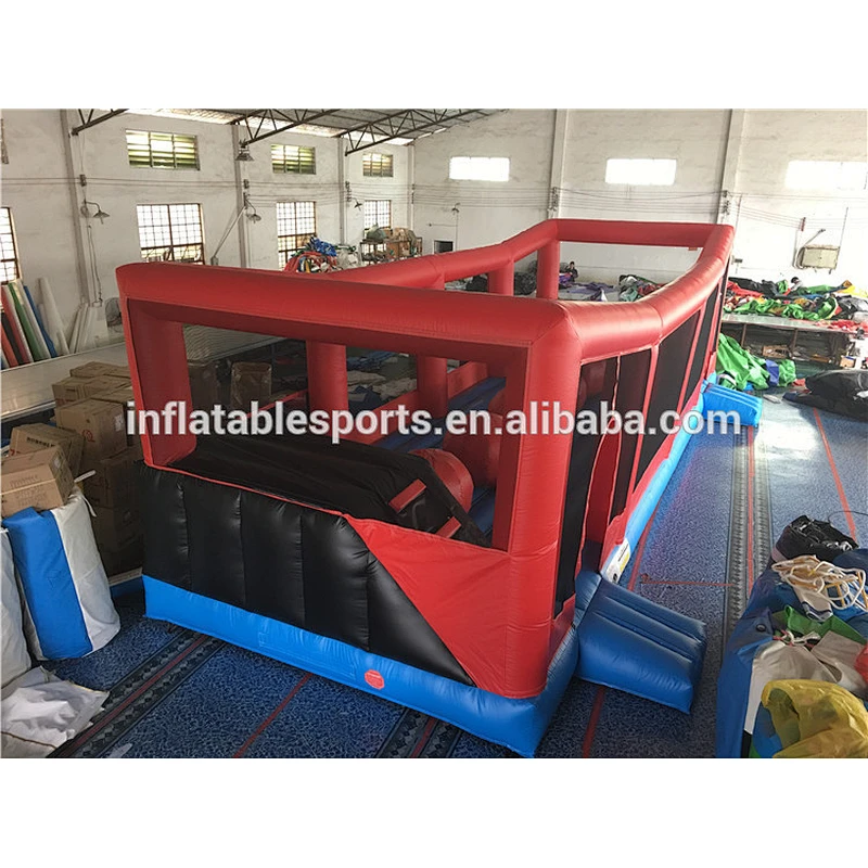 Outdoor Inflatable Wipeout Obstacle Big Balls Wipe Out Game Inflatable Obstacle Course Challenge