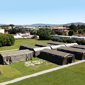 Fireproof Commercial Use Inflatable Army Medical Tent